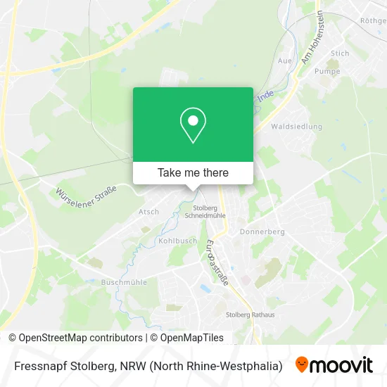 Fressnapf Stolberg map