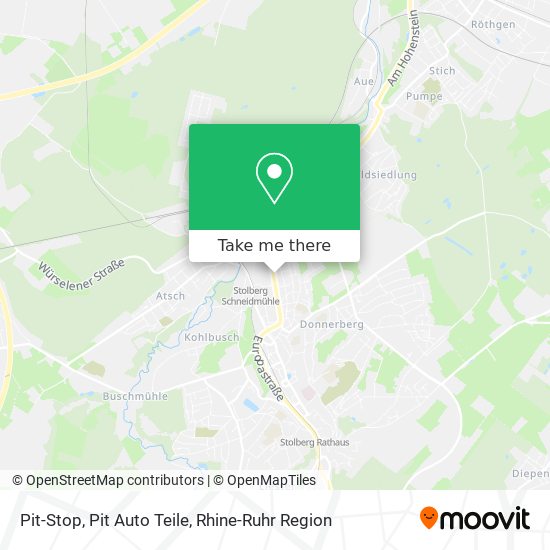 Карта Pit-Stop, Pit Auto Teile