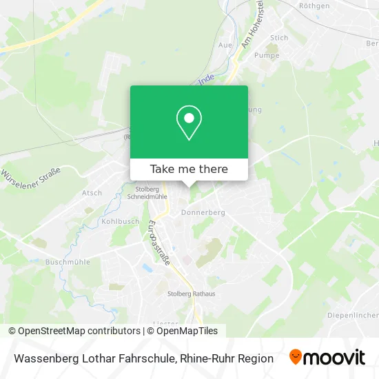 Карта Wassenberg Lothar Fahrschule