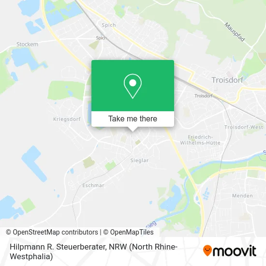 Карта Hilpmann R. Steuerberater