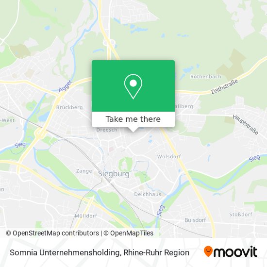 Somnia Unternehmensholding map
