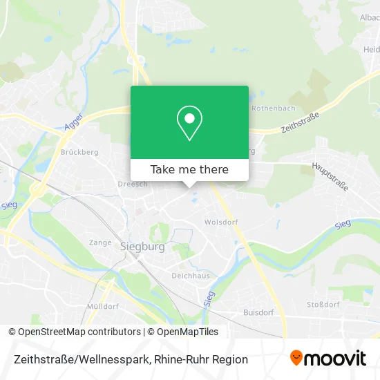 Карта Zeithstraße/Wellnesspark