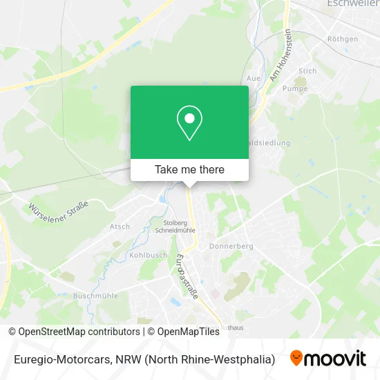 Euregio-Motorcars map