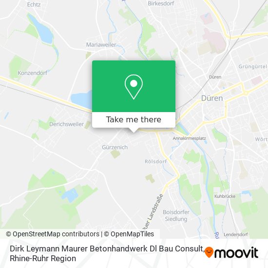 Dirk Leymann Maurer Betonhandwerk Dl Bau Consult map