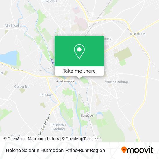 Helene Salentin Hutmoden map