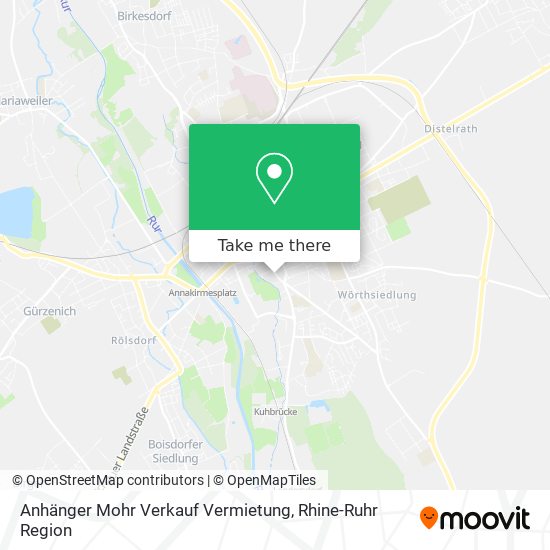 Anhänger Mohr Verkauf Vermietung map