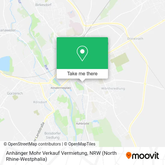 Карта Anhänger Mohr Verkauf Vermietung