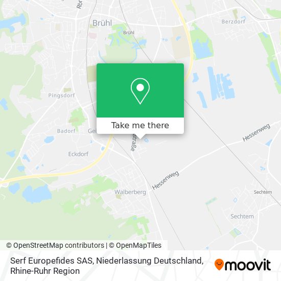 Serf Europefides SAS, Niederlassung Deutschland map