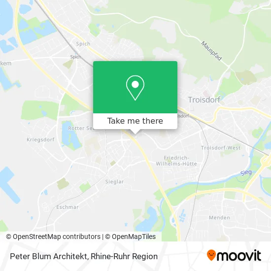 Карта Peter Blum Architekt