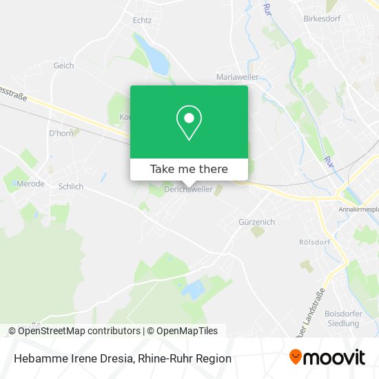 Hebamme Irene Dresia map