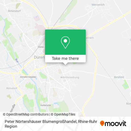 Peter Nörtershäuser Blumengroßhandel map