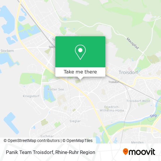 Panik Team Troisdorf map
