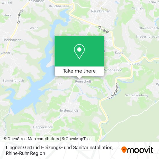 Карта Lingner Gertrud Heizungs- und Sanitärinstallation