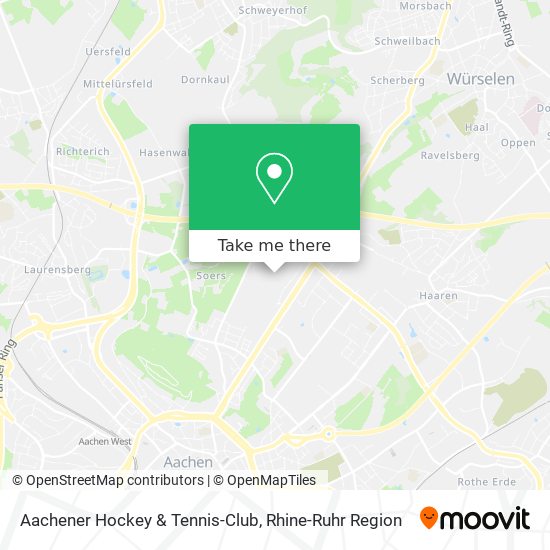 Aachener Hockey & Tennis-Club map