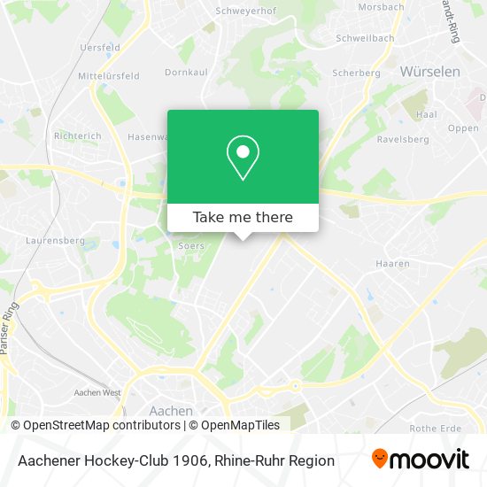 Aachener Hockey-Club 1906 map