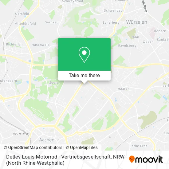 Карта Detlev Louis Motorrad - Vertriebsgesellschaft