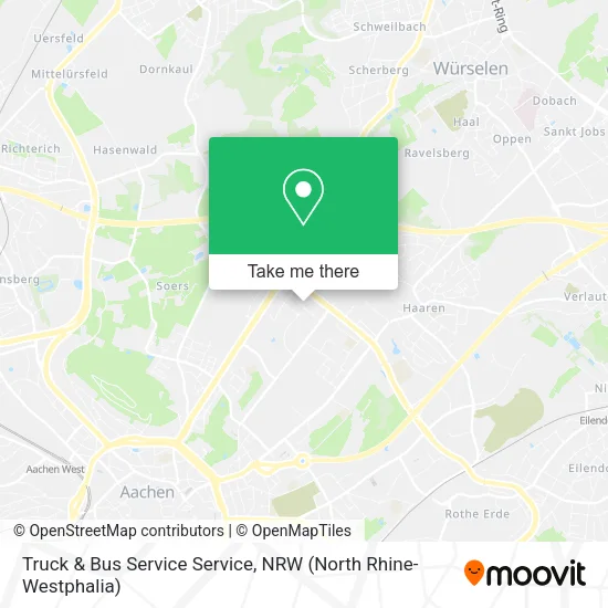 Карта Truck & Bus Service Service