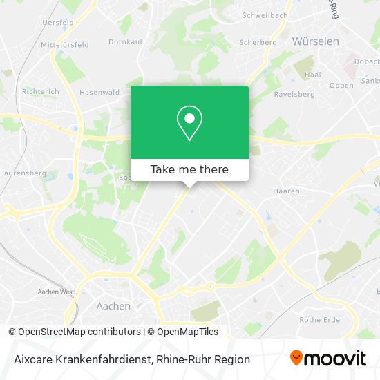 Aixcare Krankenfahrdienst map