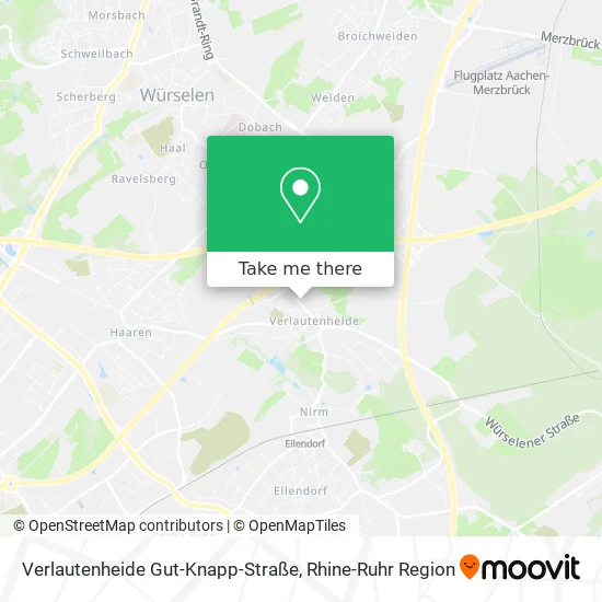 Карта Verlautenheide Gut-Knapp-Straße