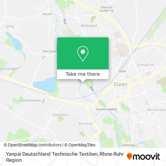 Карта Yanpai Deutschland Technische Textilien