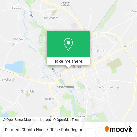 Dr. med. Christa Hasse map