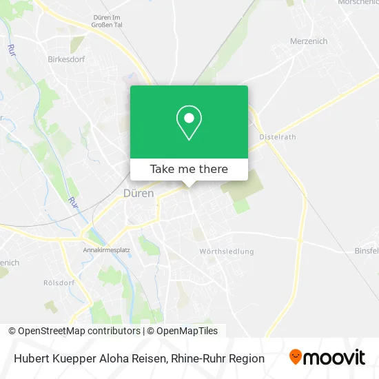 Карта Hubert Kuepper Aloha Reisen