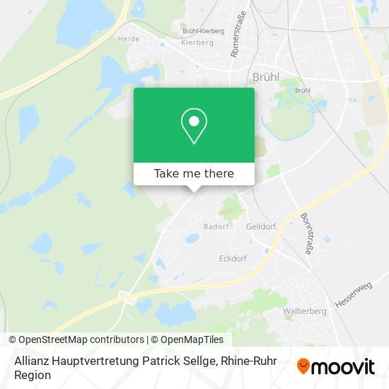 Allianz Hauptvertretung Patrick Sellge map