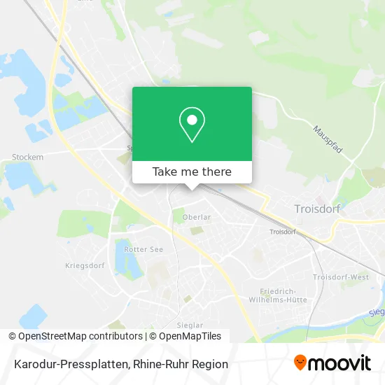 Карта Karodur-Pressplatten