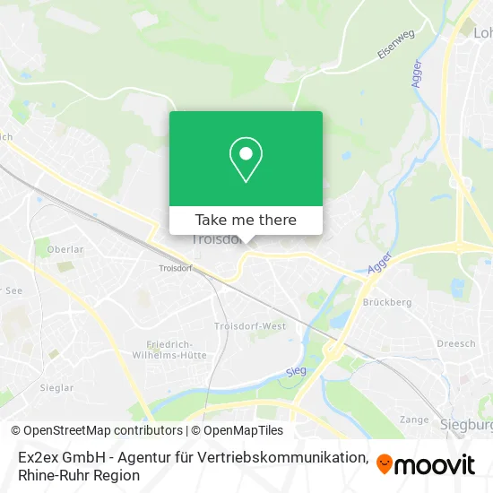 Карта Ex2ex GmbH - Agentur für Vertriebskommunikation