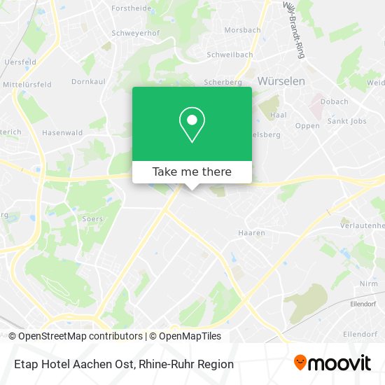 Etap Hotel Aachen Ost map