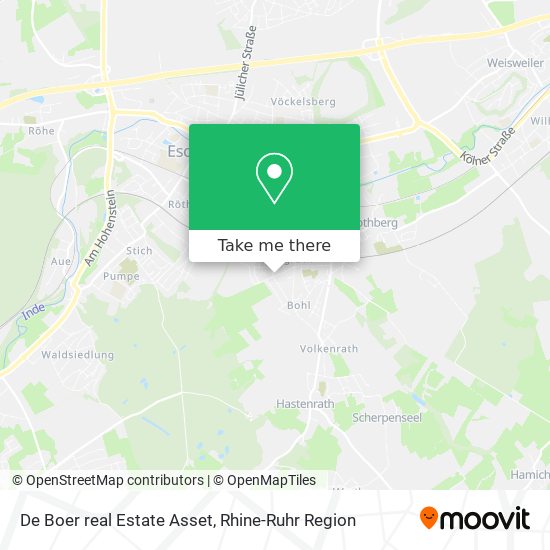 De Boer real Estate Asset map