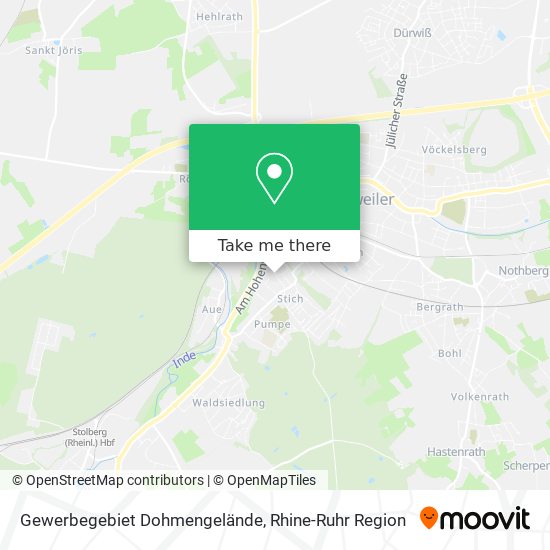 Gewerbegebiet Dohmengelände map