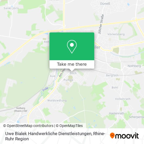 Uwe Bialek Handwerkliche Dienstleistungen map