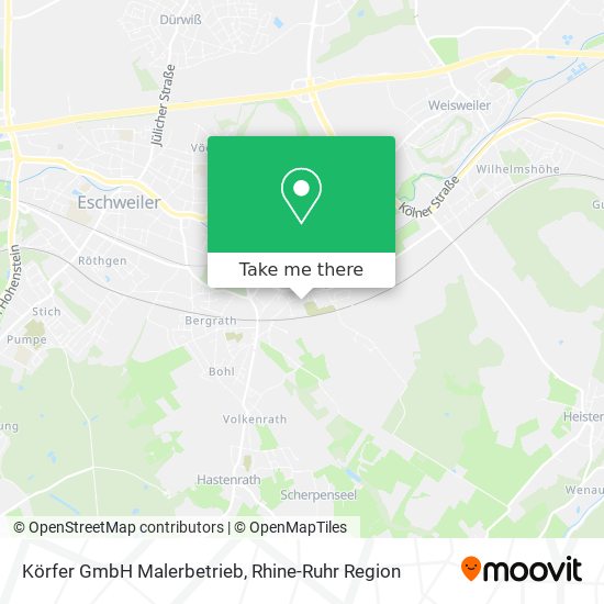 Körfer GmbH Malerbetrieb map