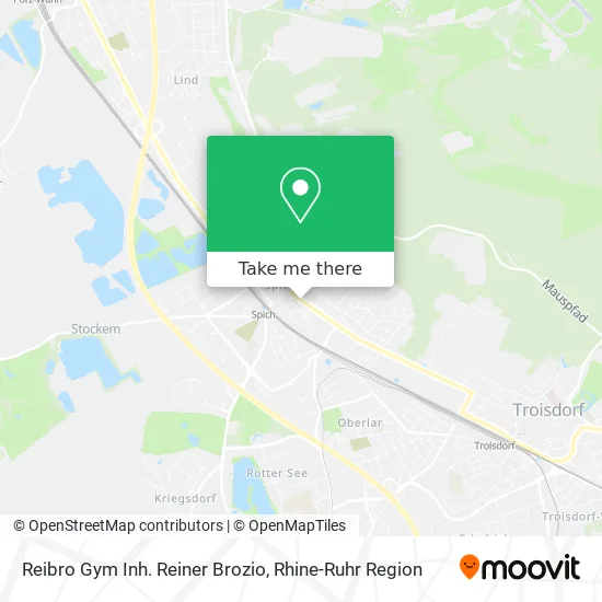 Карта Reibro Gym Inh. Reiner Brozio
