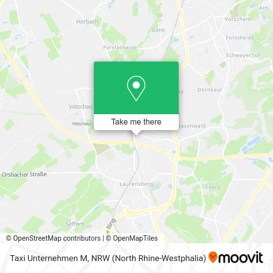 Карта Taxi Unternehmen M