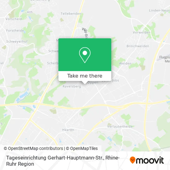 Карта Tageseinrichtung Gerhart-Hauptmann-Str.
