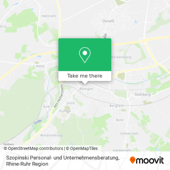 Карта Szopinski Personal- und Unternehmensberatung