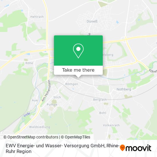 EWV Energie- und Wasser- Versorgung GmbH map