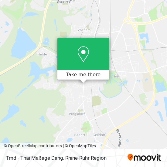 Tmd - Thai Maßage Dang map