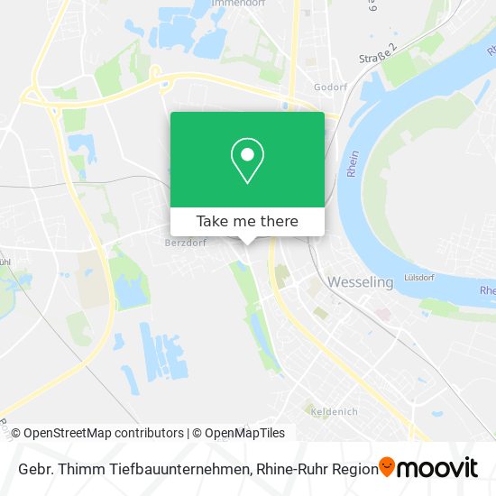 Gebr. Thimm Tiefbauunternehmen map