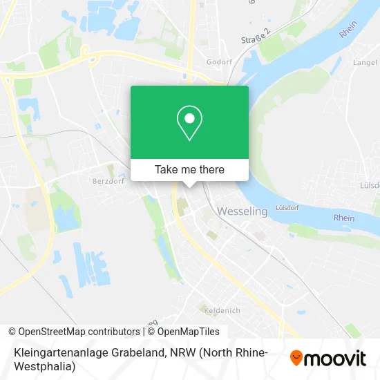 Карта Kleingartenanlage Grabeland