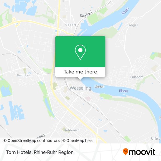 Tom Hotels map