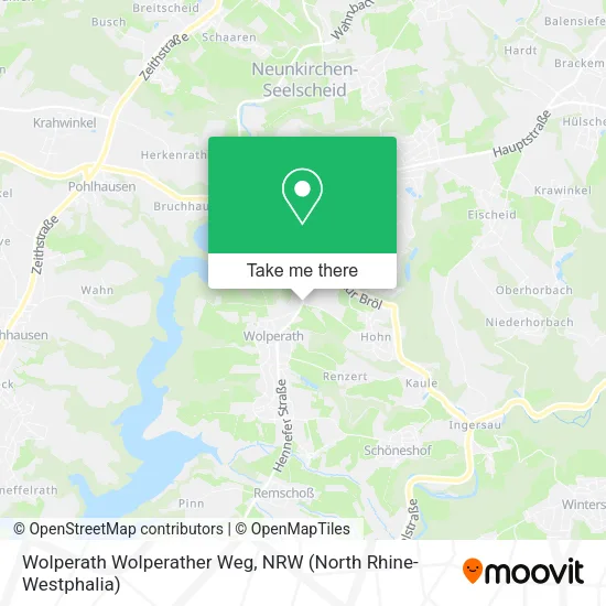 Карта Wolperath Wolperather Weg