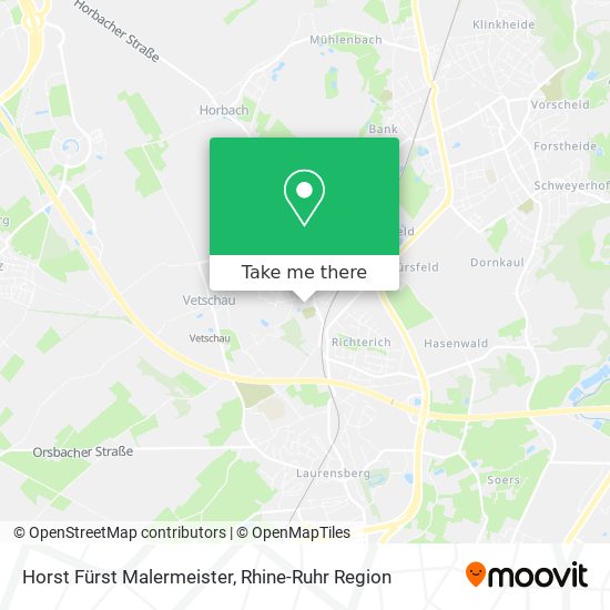 Horst Fürst Malermeister map
