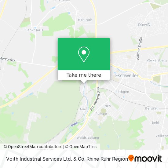 Voith Industrial Services Ltd. & Co map