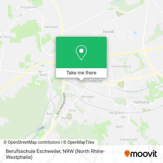 Карта Berufsschule Eschweiler