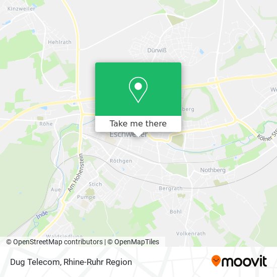 Dug Telecom map