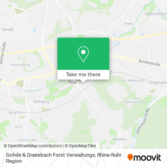 Gohde & Dreesbach Forst Verwaltungs map