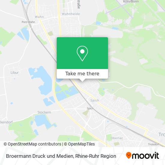 Broermann Druck und Medien map
